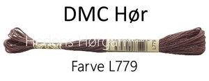 DMC hør farve 779 mørk brun